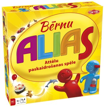Northix Taktična družabna igra Igra Alias Bērnu Juniors Latviešu Val