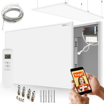Graphene PRO CGP-300TWP komplet belega IR grelnega panela + stropni nosilec
