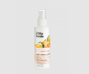 DE Termo zaščitni sprej z bučnim oljem za vse tipe las, 150 ml