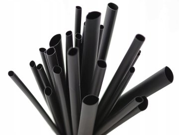 Elematic Termoskrčljiva cev 1,2 mm / 0,6 mm 2:1 črna 100 m