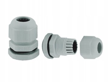 Elprom Kabelska uvodnica PG-29, razpon kabelskih uvodnic 18-25 mm, IP68, siva