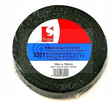 Scapa 2501 Samovezujoči izolacijski trak 19 mm x 10 m x 0,5 mm