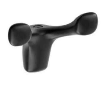 GTV Stenski obešalnik TOLEDO B0-20 mat črn WZ-TOLED-B0-20M