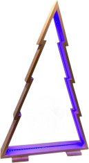 Leseno božično drevo z RGB LED osvetlitvijo