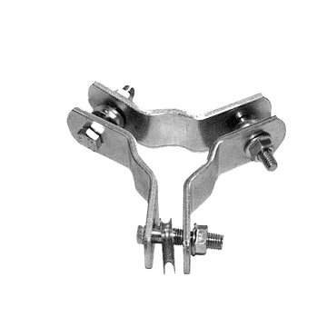 Pritrditev nateznih vrvi SR30-50 JK50 na jambore 38-50 mm