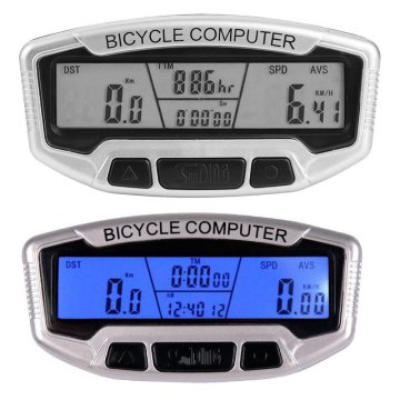 GR Vodoodporen LCD kolesarski računalnik z 28 funkcijami za kolo