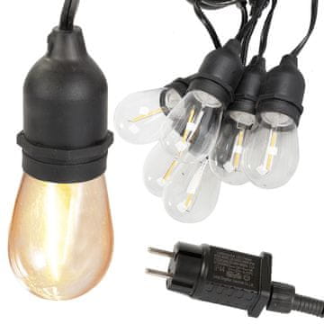 GR Vrtna girlanda svetlobna veriga 10 LED e27 10m
