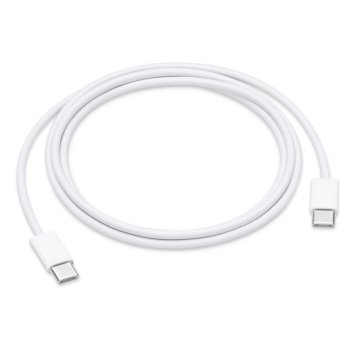 shumee Originalni APPL pleteni USB-C v USB-C polnilni in podatkovni kabel (1 m, bel, MQKJ3ZM/A)