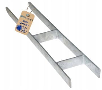 MET SIDRO ZA BETONSKI PODSTAVEK STEBRA, NOSILEC TIPA H, 140 mm, MOČNA DEBELNA PLOČEVINA 5 mm