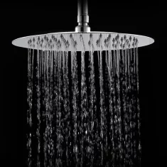 Termostatski tuš steber 80-120 cm z 25 cm dežno prho, Falcade krom