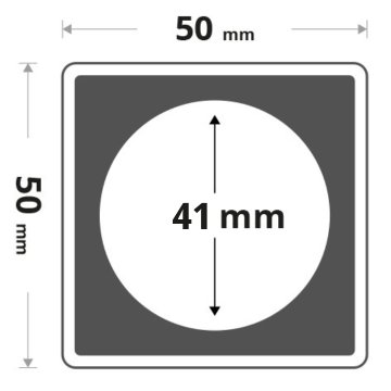 Leuchtturm - Plastični pokrov Quadrum Intercept (premer: 41 mm) (6 kosov)