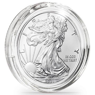 Leuchtturm - Plastična kapica American Eagle 1 oz srebrna Ultra Perfect Fit 10 kosov