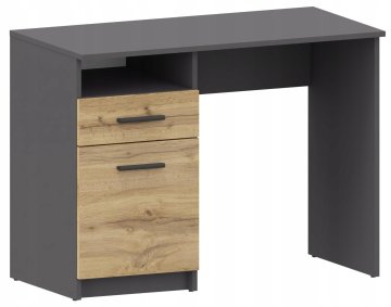 UFC Pisalna miza BODO DSP 100 cm ANTRACIT-WOTAN, komoda