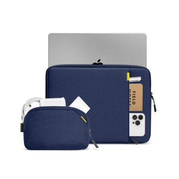 tomtoc - Komplet zaščitnih torb za prenosnik Defender-A13 za 16-palčni MacBook Pro - temno siva