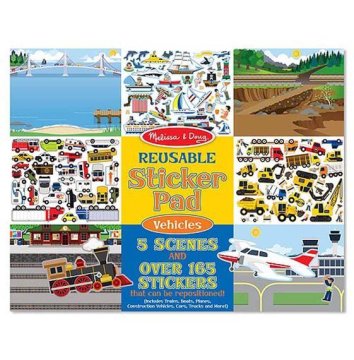 Nalepke za večkratno uporabo VOZILA, Melissa in Doug