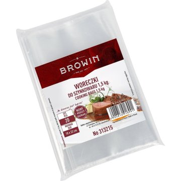 Browin Plastične vrečke za aparat za pršut 1,5 kg - 20 kosov Brownin