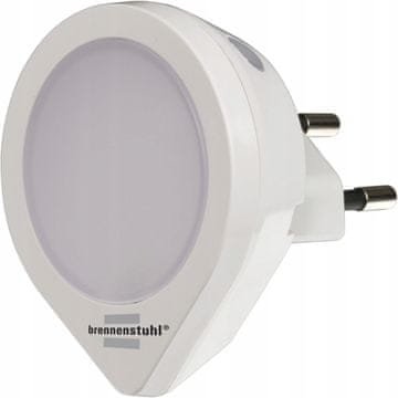 Brennenstuhl LED nočna svetilka NL 01 QD bela s senzorjem somraka