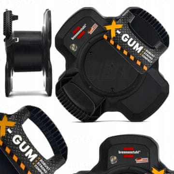 Brennenstuhl Podaljšek na gumijastem bobnu X-Gum