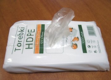 HDPE vrečke/vrečke 14x4x26cm a`800
