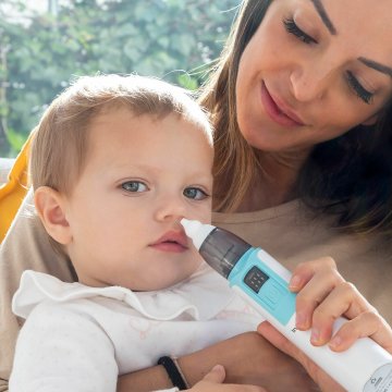 Northix Polnilni nosni aspirator za dojenčke 6 hitrosti polnjenje prek USB ja