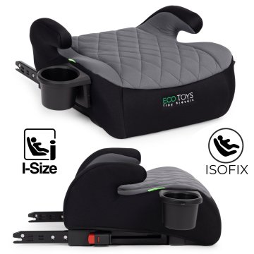 Northix Avtosedež ISOFIX z držalom za skodelico 125 150 cm