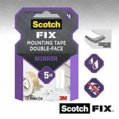 3M 3M Scotch lepilni trak za ogledala, dvostranski, za ogledala in kopalnico, 5 m...