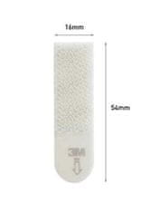 3M 3M obešalniki za slike Command Velcro, majhni, beli, 4 pari, 2 kg, 17202..