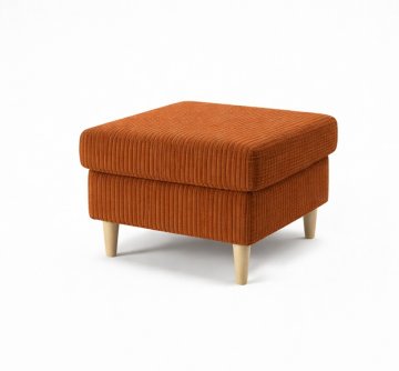 SP Tabure za fotelj Uszak | Tabure Carl | Dnevna soba Pisarna 50x50x40 oranžna S8
