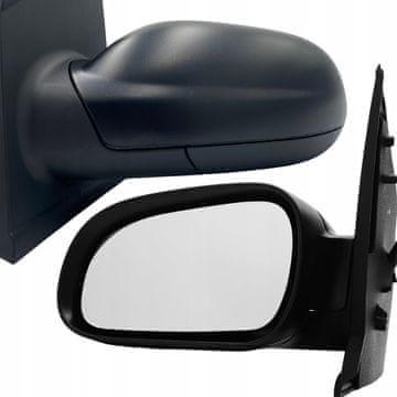 LEVO OGLEDALO VW FOX KOMPLET 5Z1 5Z3 5Z4 ROČNO UPRAVLJANJE 2005–2011