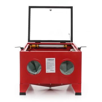 Kraft&Dele DELAVNIŠKA PESKARNA KABINA 90L + KOMPLET ŠOB KD10334