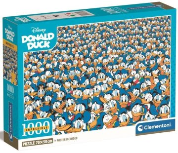 Clementoni Nemogoče sestavljanke: Donald Duck 1000 kosov