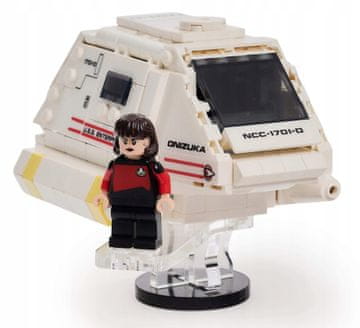 Črna podlaga iz kock za LEGO 40768 ICONS - Star Trek: Shuttlepod tipa 15