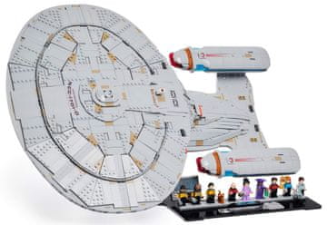 Črna vodoravna podlaga iz opeke za LEGO 10356 IKONE - Star Trek: Enterprise