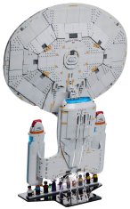 Črna navpična podlaga iz opeke za LEGO 10356 IKONE - Star Trek: Enterprise
