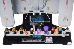 Črna navpična podlaga iz opeke za LEGO 10356 IKONE - Star Trek: Enterprise
