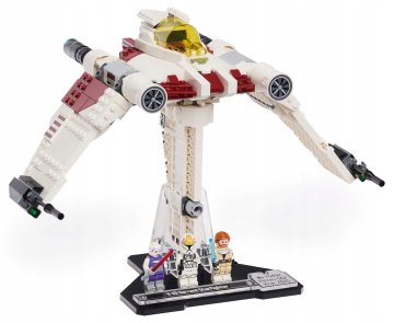 Črna podlaga iz kock za LEGO 75432 Vojna zvezd - V-19 Zvezdni lovec Torrent