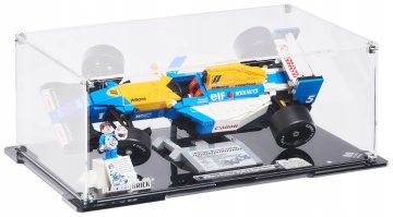 Vitrina iz črnih kock za LEGO 10353 IKONE - Williams Racing in Nigel Mansell