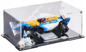 Črna vitrina iz kock za LEGO 10353 IKONE - Williams & Nigel