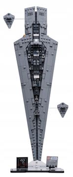 Črna podlaga iz kock za LEGO 75356 Vojna zvezd - Super zvezdni uničevalec
