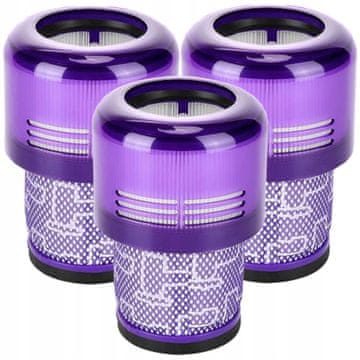 Rush 3x PRALNI HEPA FILTER ZA DYSON V11 SV14 V15 ZAZNAVALNIK ŽIVALI ABSOLUTE PRO