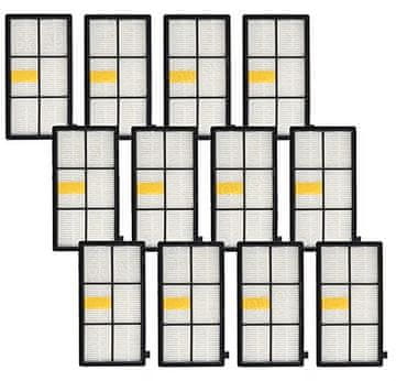 12 HEPA filtrov za iRobot Roomba 800, 900, 850, 870, 875, 880, 960, 980, 961, 964, 985
