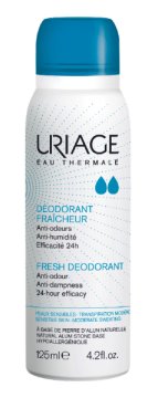 Uriage Deodrant Fraicheur dezodorant v spreju za občutljivo kožo 125 ml