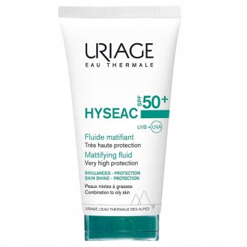 Uriage Hyseac Fluide SPF50+ fluid za sončenje za kožo, nagnjeno k aknam, 50 ml