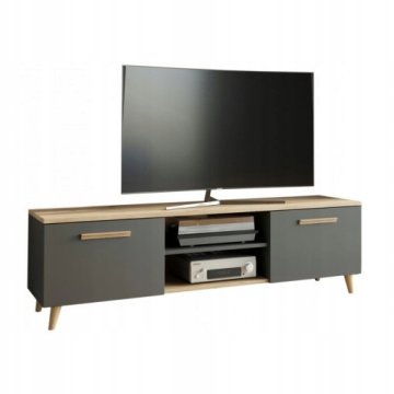TV omarica v skandinavskem slogu Bergen 120 cm ANTRACIT