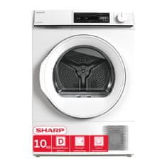 Sharp sušilni stroj s toplotno črpalko KD-NHA0S6GWWD-DE