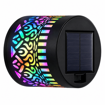 Netscroll Solarna stenska svetilka z dekorativnim mandala vzorcem in IP44 zaščito, OrnaLight
