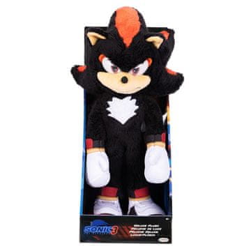 Northix Plišasta igrača Sonic 3 Shadow, velikost 32 cm, mehak material