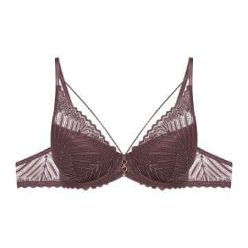 Esotiq Push-up modrček Onika - temna čokolada 65D