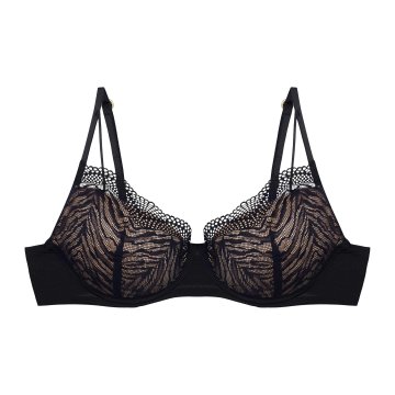 Esotiq Bonita push-up modrček | črna 70C