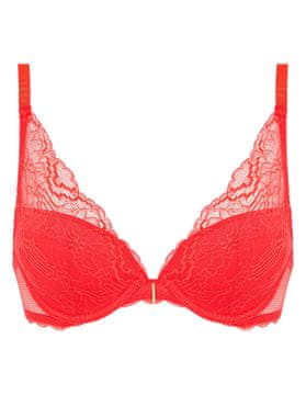 Push-up modrček Waltz Chantelle | rdeč 80E